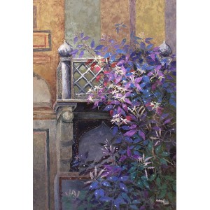 Ashraf, 24 x 36 Inch, Oil on Canvas, Floral Painting, AC-ASF-027